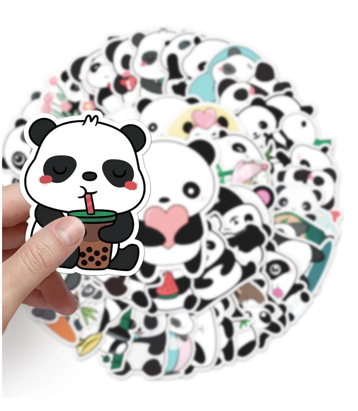 Set de Pegatinas de Panda