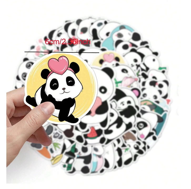 Set de Pegatinas de Panda