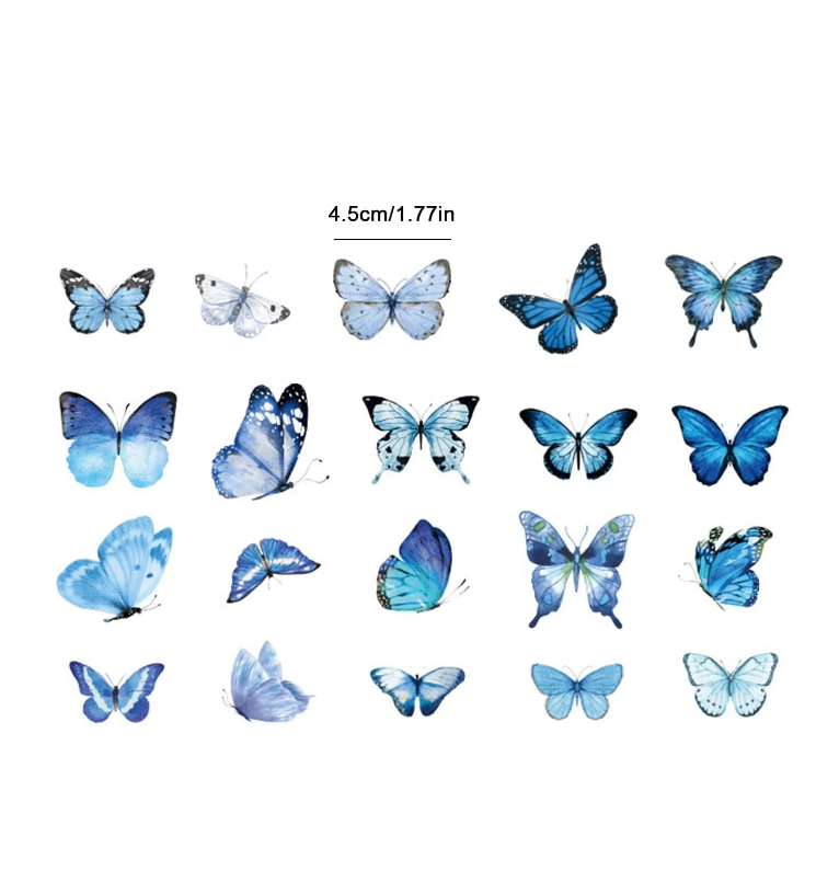 Set de Pegatinas de Mariposas Multicolor
