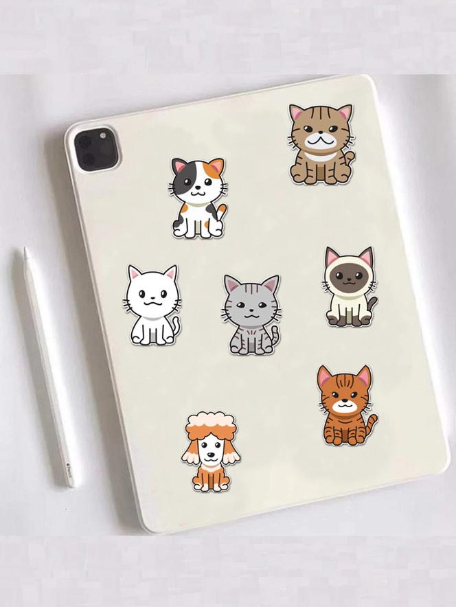 Set de Pegatinas de Mascotas Adorables
