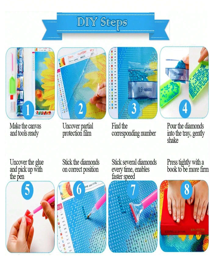 Cuadro Infantil de Dibujos Animados - kit de pintura diamante