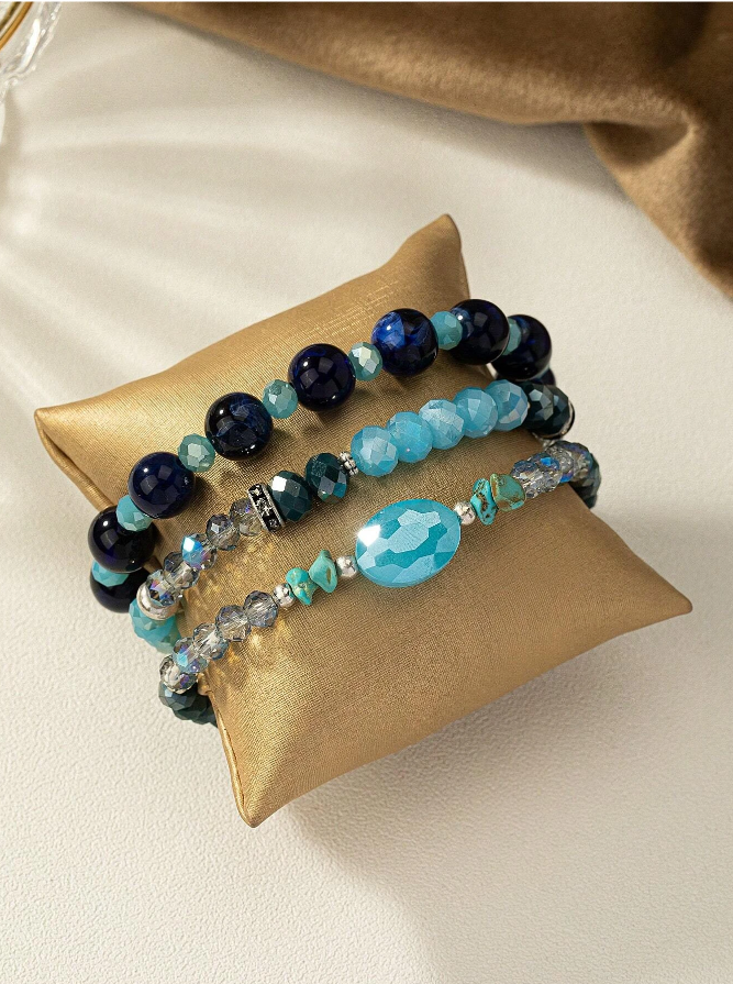 Pulseras de Cuentas de Vidrio