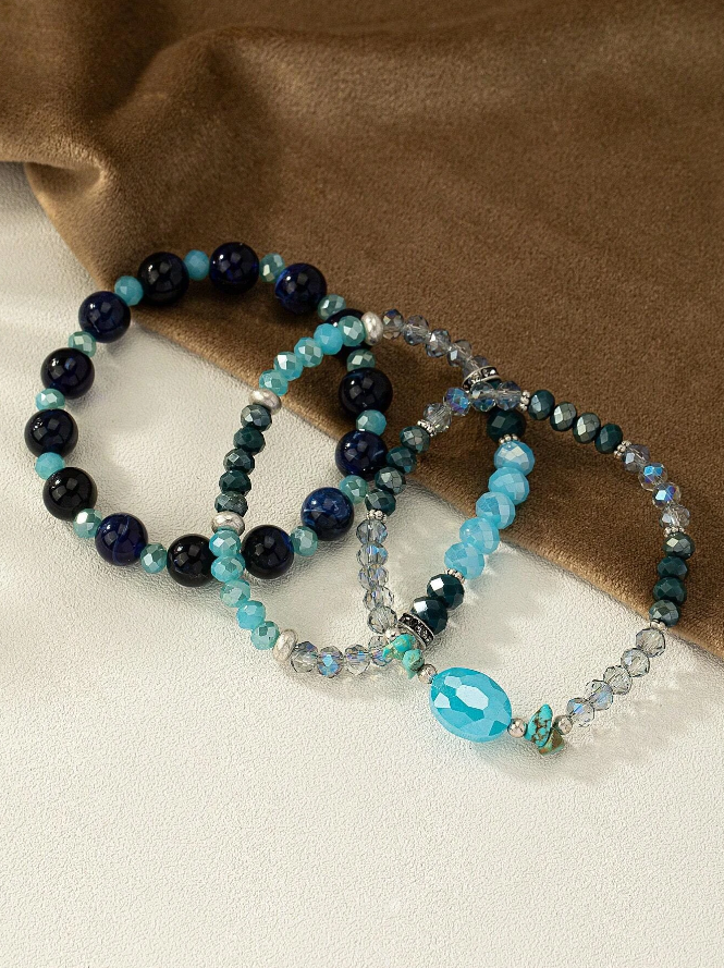 Pulseras de Cuentas de Vidrio
