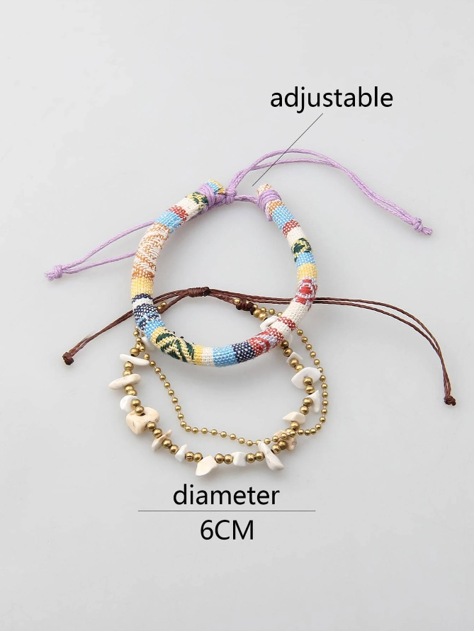 Pulseras de Hilo y Piedras Naturales - Venta Individual