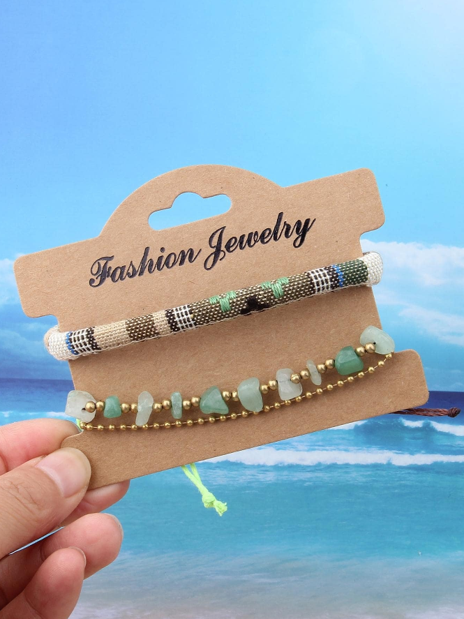 Pulseras de Hilo y Piedras Naturales - Venta Individual