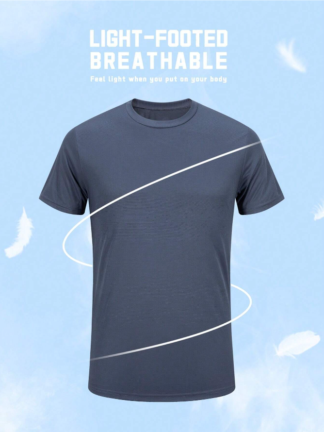 👕 Set de 2 Poleras Deportivas para Hombre – Blanco y Azul
