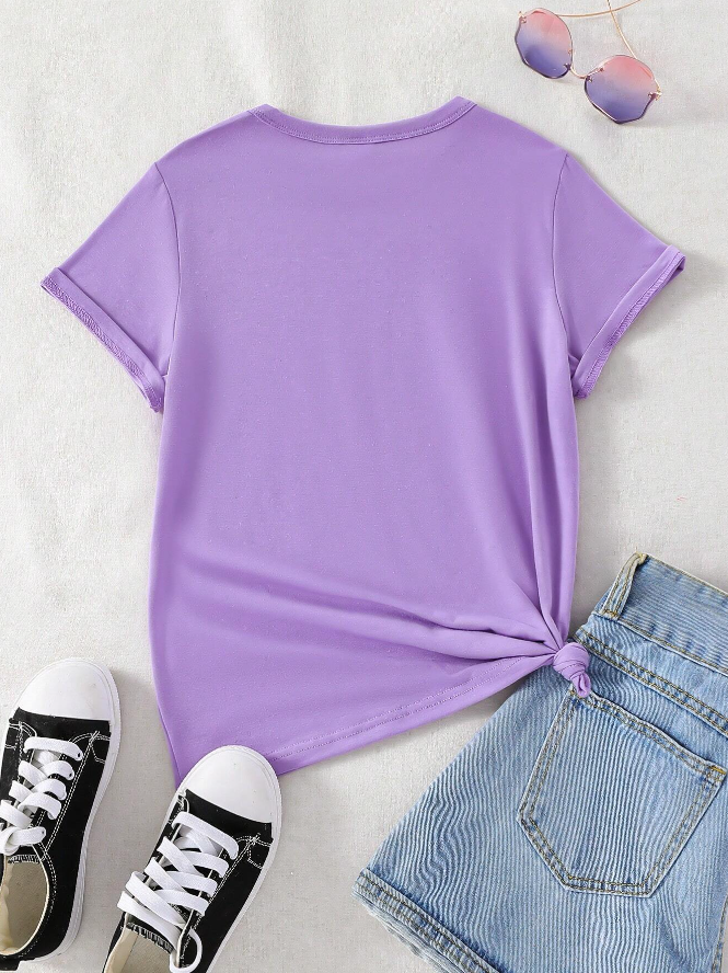 💜 Polera Morada "Cat Mom"