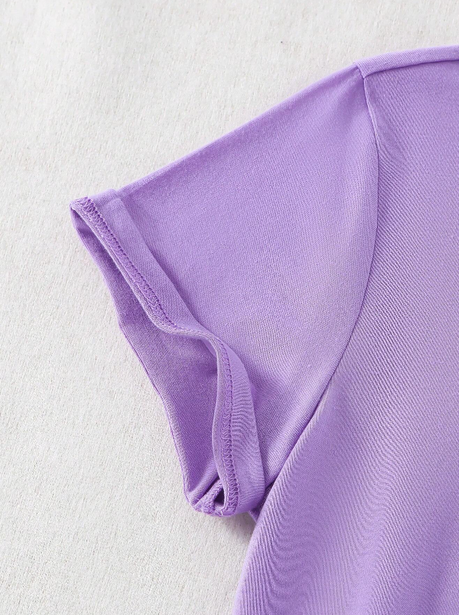💜 Polera Morada "Cat Mom"