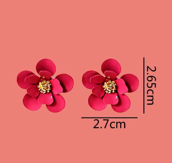 🌸 Aros Florales de Hierro – Estilo Dulce y Colorido