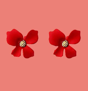 🌸 Aros Florales de Hierro – Estilo Dulce y Colorido