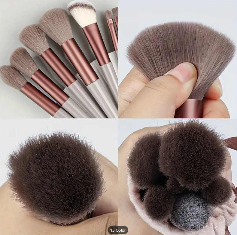 Set de Brochas de Maquillaje - 2 Colores