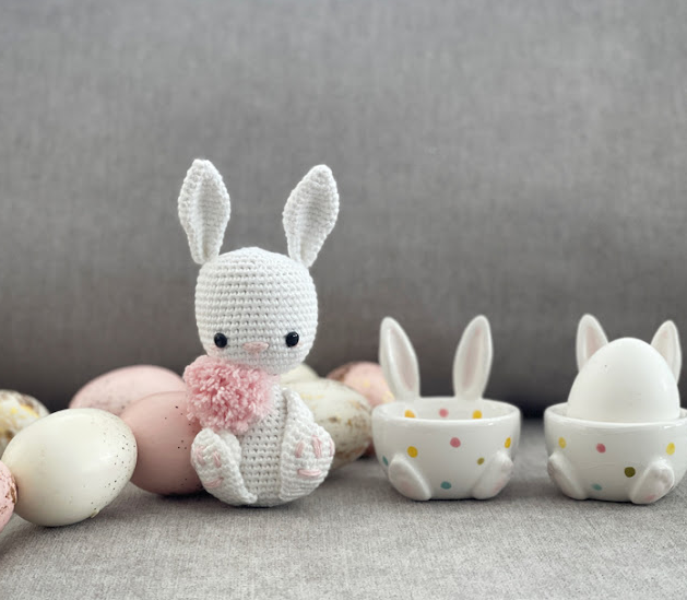 🐇 Conejito Pascuero – Amigurumi Tierno Hecho a Mano