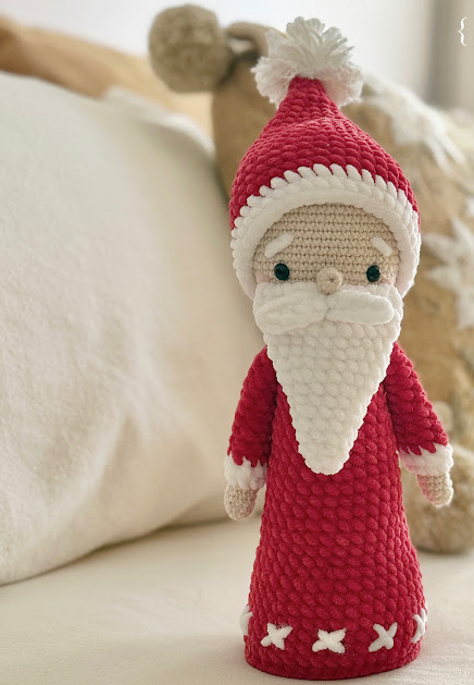 🎅✨ Santa Claus de Navidad – Amigurumi Hecho a Mano