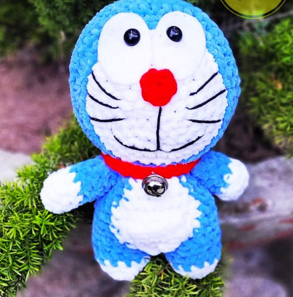 🤖 Doraemon – Amigurumi Hecho a Mano