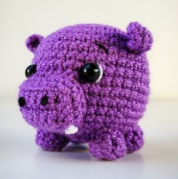 🦛 Hipopótamo Mini – Amigurumi Hecho a Mano