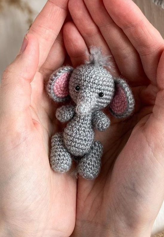 🐘 Elefantito Mini – Amigurumi Hecho a Mano