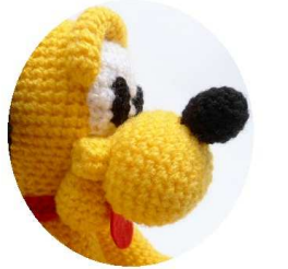 🐶 Pluto – Amigurumi Personaje Hecho a Mano