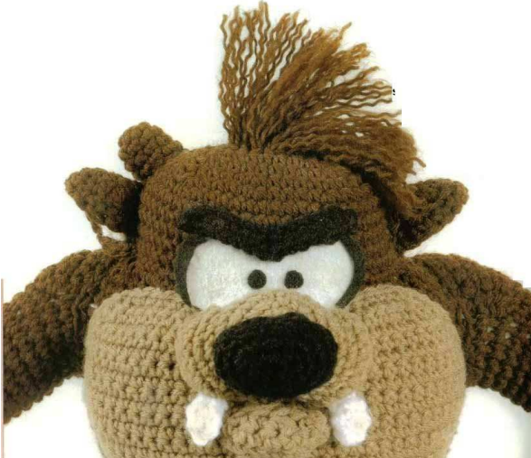 🌪️ Taz – Amigurumi Personaje Hecho a Mano
