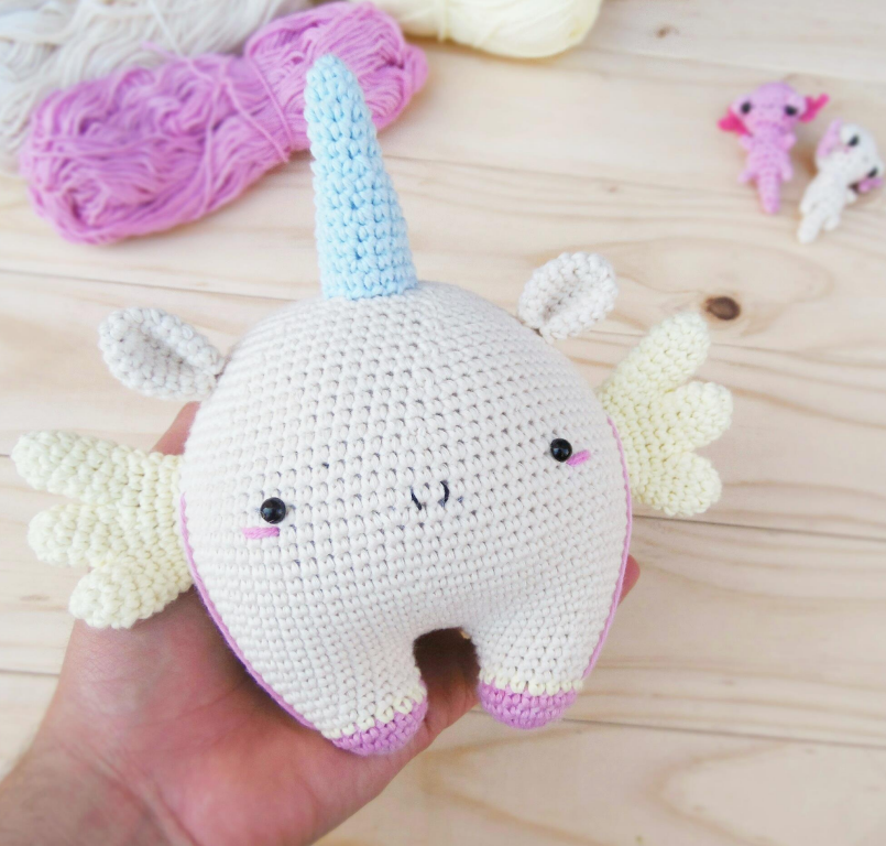 🦄 Unicornio Kawaii con Alas – Amigurumi Hecho a Mano