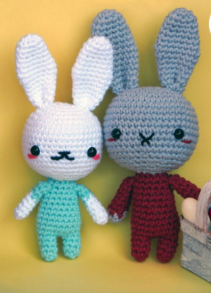 🐇 Conejitos de Colores – Amigurumis Hechos a Mano