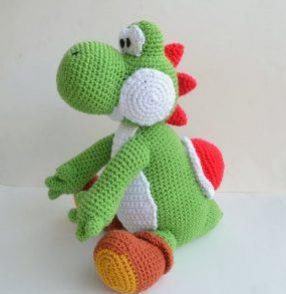 🐉 Amigurumi Yoshi – Hecho a Mano