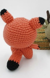 🦊 Amigurumi Zorro con Corbatín – Hecho a Mano
