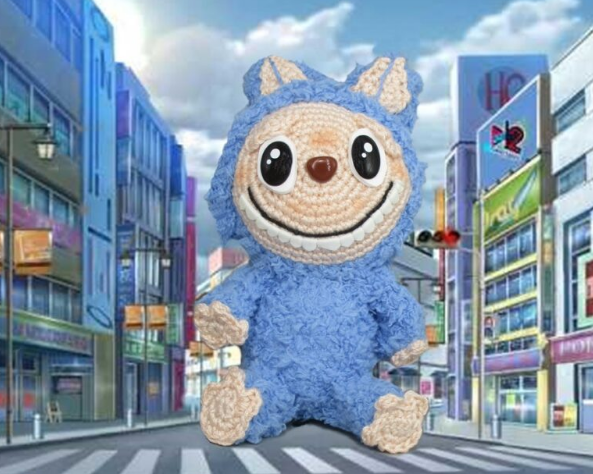 🐾 Amigurumi Labubu – Hecho a Mano