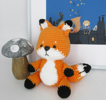 🦊 Amigurumi Zorro con Serpiente – Hecho a Mano