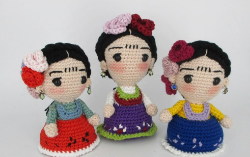 🎨 Amigurumi Frida Kahlo – Hecho a Mano