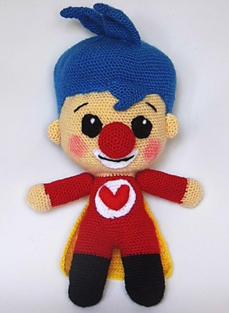 🎪 Payaso Plim Plim – Amigurumi Hecho a Mano