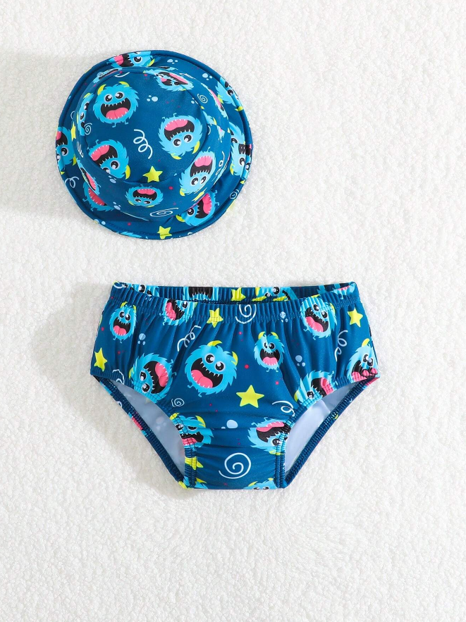 🐙 Set de Baño Bebé “Monster Splash”