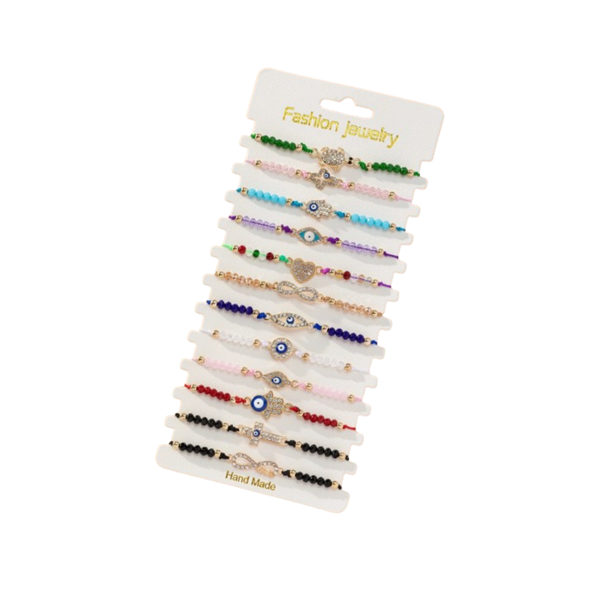Pulseras de Cuentas con Detalles de Ojo Turco ✨