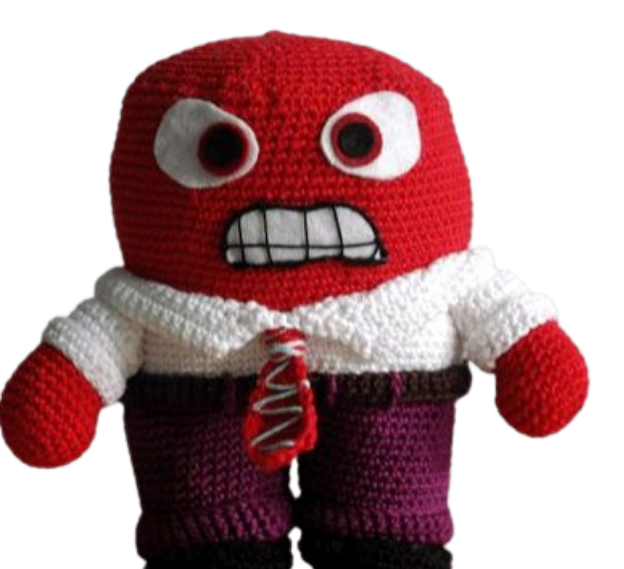 😡 Furia – Amigurumi Hecho a Mano