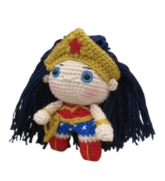 ⭐ Wonder Woman – Amigurumi Hecho a Mano