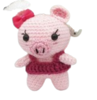 🐷 Amigurumi Cerdita Zoopeque – Hecho a Mano