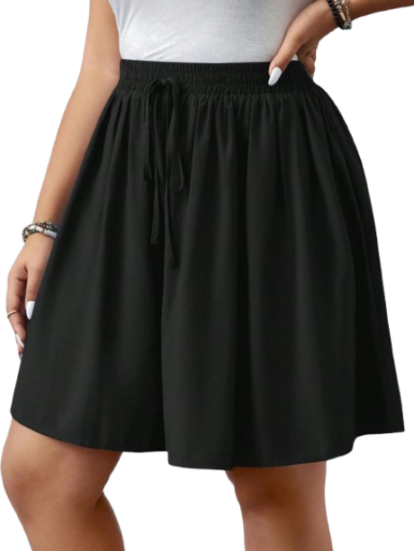 🖤 Pantalones Cortos Holgados Simples y Casual de Unicolor para Mujeres