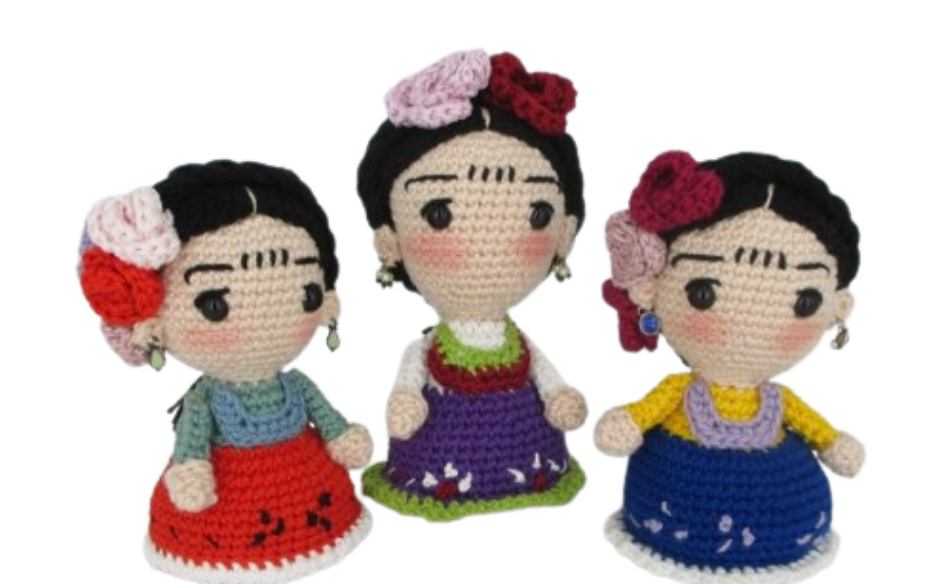 🎨 Amigurumi Frida Kahlo – Hecho a Mano