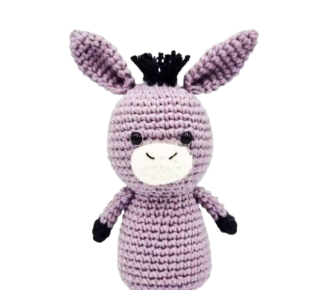🐴 Burrito Lila – Amigurumi Hecho a Mano