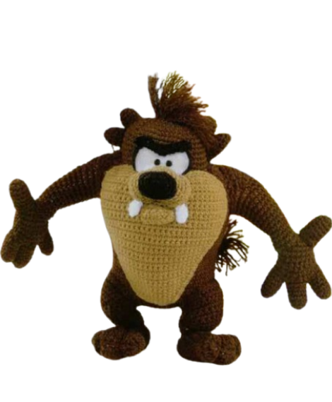 🌪️ Taz – Amigurumi Personaje Hecho a Mano