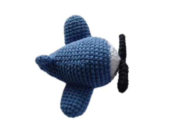 ✈️ Avión Azul – Amigurumi Hecho a Mano