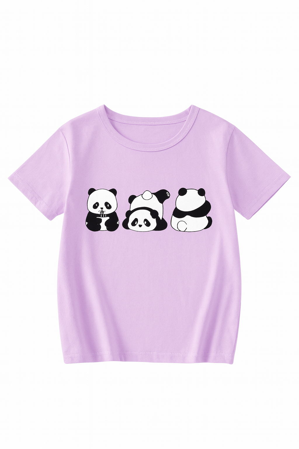 🐼 Camiseta Infantil – Pandas Veraniego