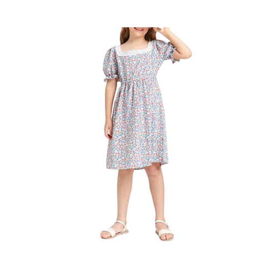 Vestido Dulce Floral de Margaritas para Niñas