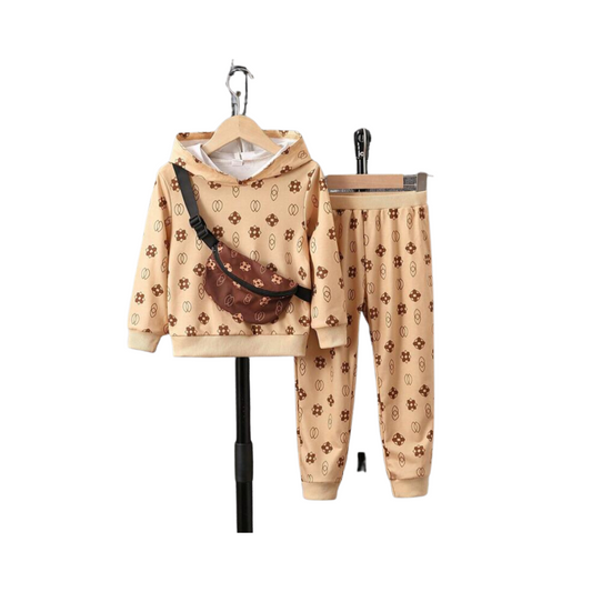 Conjunto Casual de 3 Piezas con Estampado Divertido