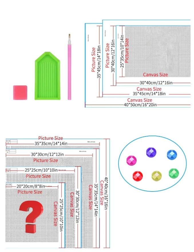 🎨✨ Kit de Pintura Diamante DIY – Sorpresa Creativa ✨🎭