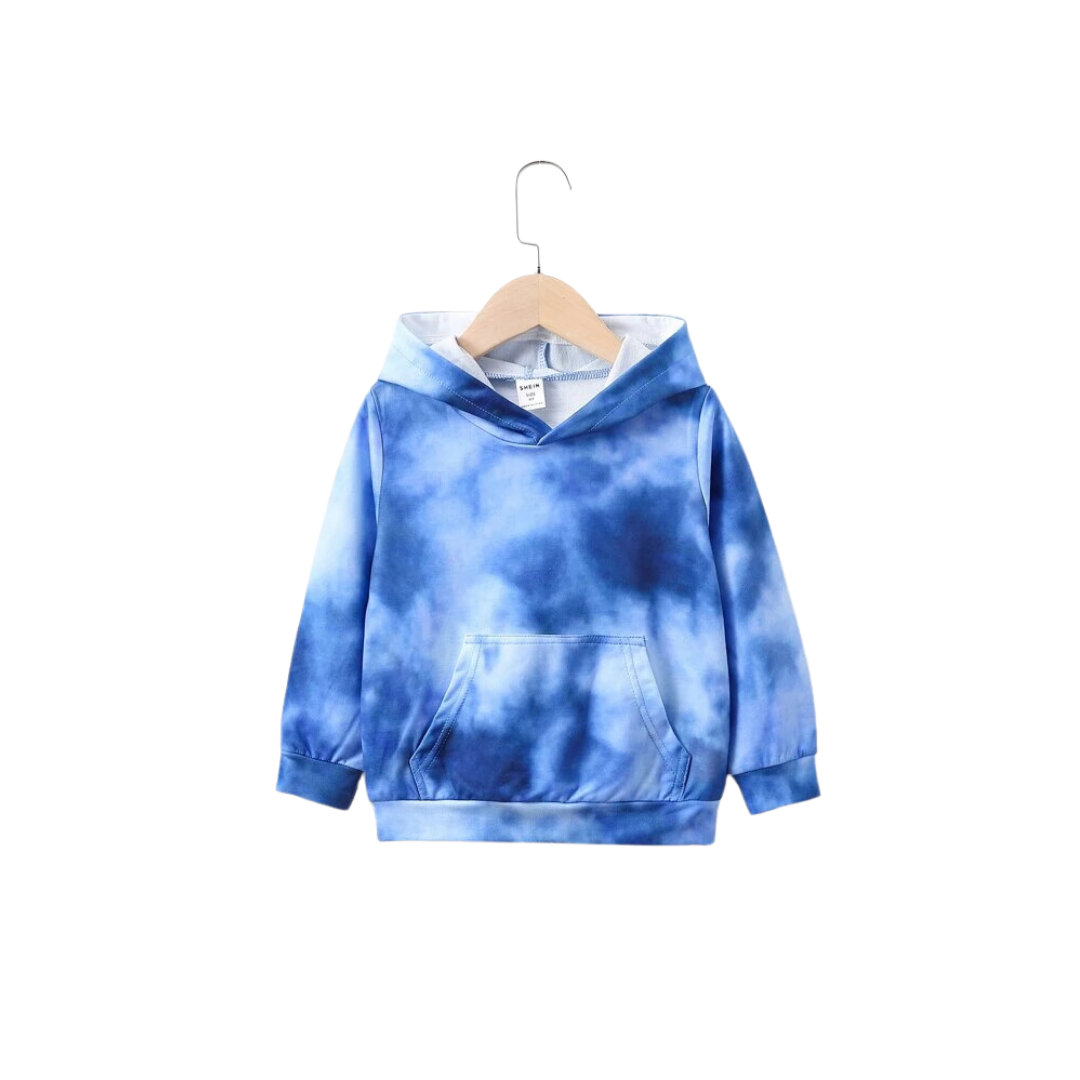 Sudadera Azul Tie-Dye para Niños