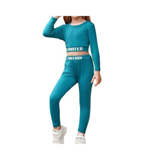 Conjunto Deportivo Casual para Niñas - Estilo Moderno