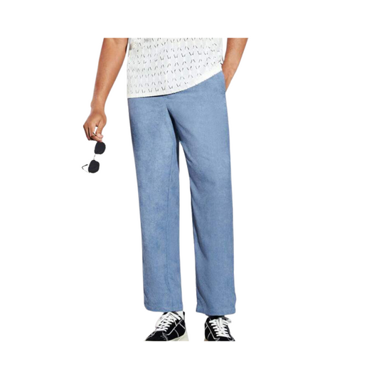 Pantalón Pierna Recta - Celeste