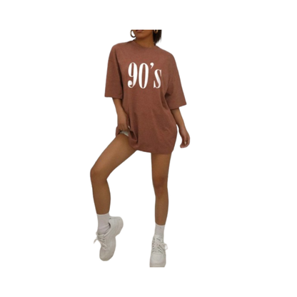 🧡 Polera Oversized "90’s" – Estilo Retro Casual