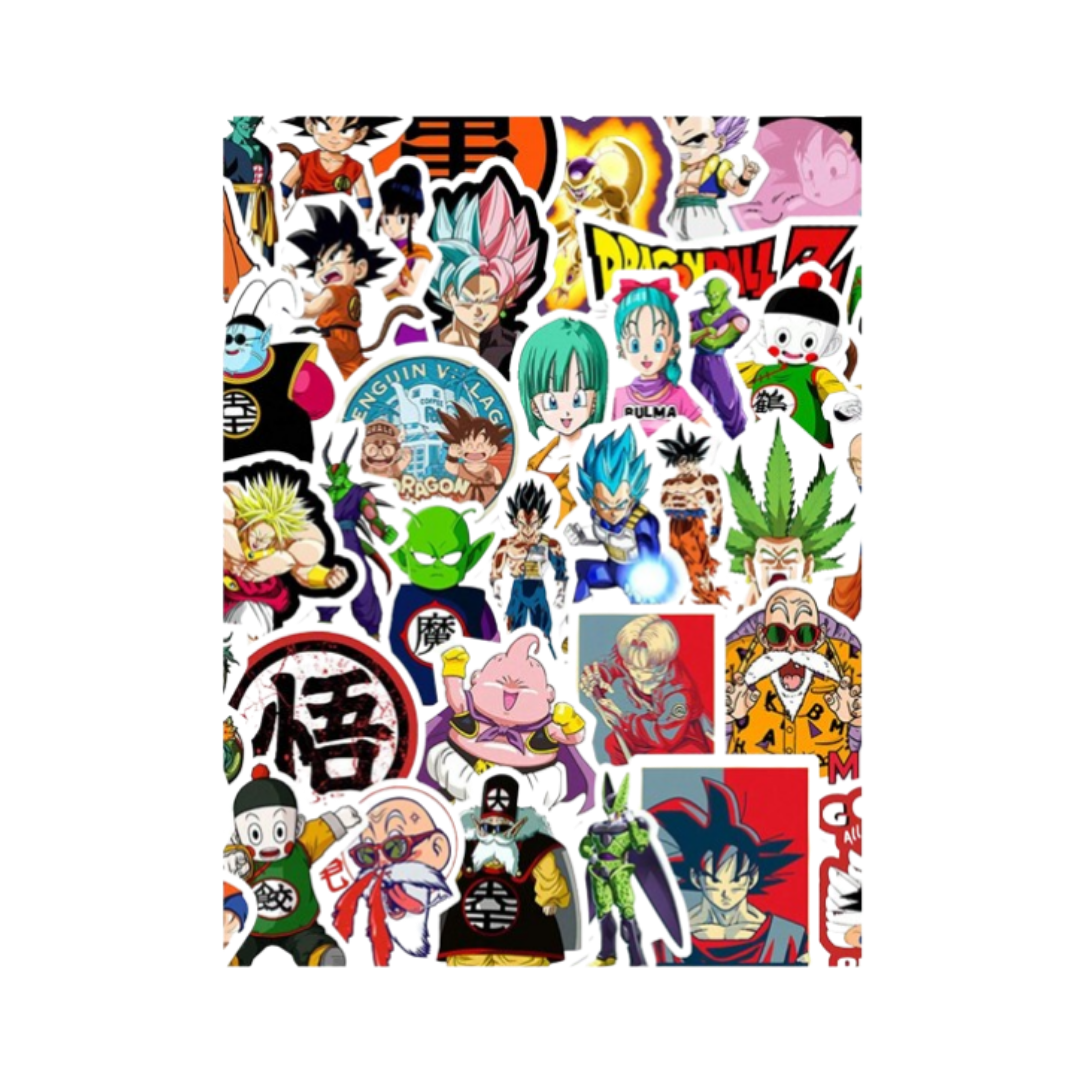🐉 Stickers Dragon Pack – Pack de 10 Unidades & Estilo Anime