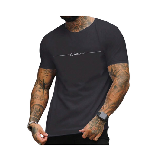 👕 Polera Oversized Estilo Casual – Estampado “Grateful”